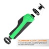 Unique Bargains Rubber Non-Slip Fit 7/8" Handlebar Grips 1 Pair with Hex Wrench 5.28" - 4 of 4