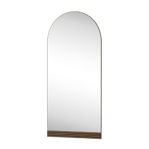 Dovelina Arched Wood Full Length Mirror Freestanding Floor Mirror - 1 of 4
