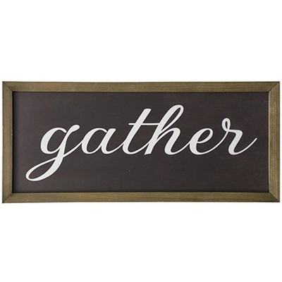 Metal Tipton Gather Galvanized Plate Unframed Wall Canvas - StyleCraft