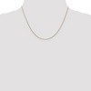 Black Bow Jewelry 0.8mm, 14k Yellow Gold, Round Snake Chain Necklace - 2 of 4
