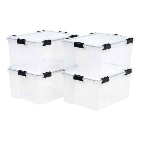 Iris Heavy Duty Plastic Storage Bin With Durable Lid : Target