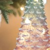 Old World Christmas Glass Battery-Operated Frosted Christmas Tree, Pink, 14in - 4 of 4