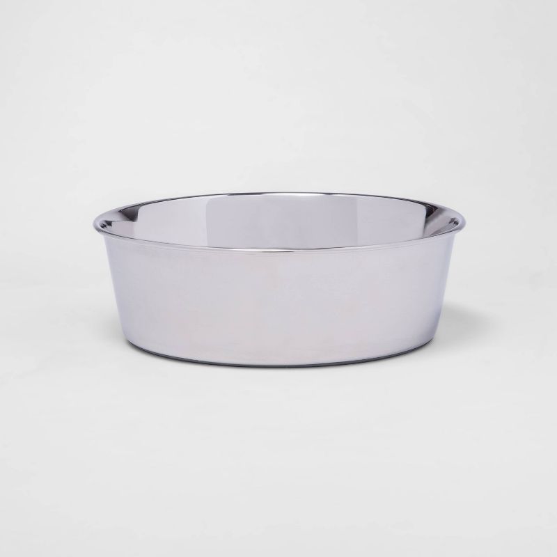 Non-Skid Stainless Steel Dog Bowl - 12 cups - Boots &#38; Barkley&#8482;, 1 of 4