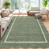 Washable Non-Slip Runner Rug - Soft  Scalloped Carpet for Kitchen, Entryway, Bedroom, Bath, Laundry & Hallway - Stain Resistant - 2 of 4