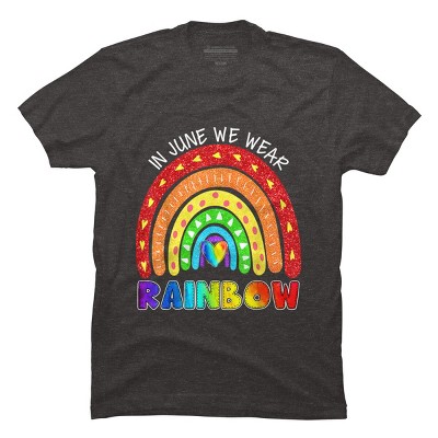 Adult Design By Humans In June We Wear Rainbow Pride By Belugastore T-Shirt
