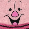 Disney Winnie The Pooh Piglet Embroidered Face and 3D ears Fuzzy Yarn Beanie Pink - image 2 of 4