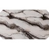 Vynxaria Contemporary Coffee Table: Faux Panda Marble Finish with Black Wooden Legs - 4 of 4