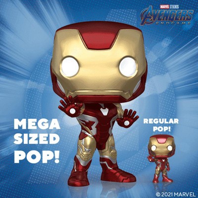 Funko Pop! Vinyl Mega 18": Marvel - Iron Man - Funko Web (Exclusive)