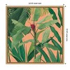 Amanti Art Dramatic Tropical I Boho by Sue Schlabach Canvas Wall Art Print Framed 22 x 22-in. - 4 of 4