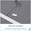 NICETOWN Door Curtain Blackout Window Tie up Shades Thermal Insulated for Kitchen Bedroom Kids Nursery 1 Panels - 4 of 4