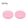 Unique Bargains Sewing Resin Round Flat 4-Hole Replacement Craft Buttons 20 Pcs - 3 of 4
