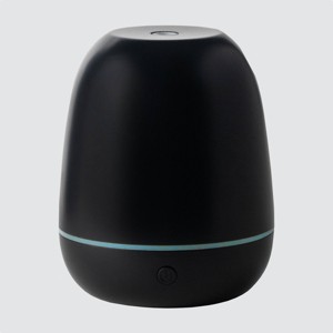 100ml Black Mini Majesto Essential Oil Diffuser - SpaRoom: Ultrasonic,5hr Run Time - 1 of 4