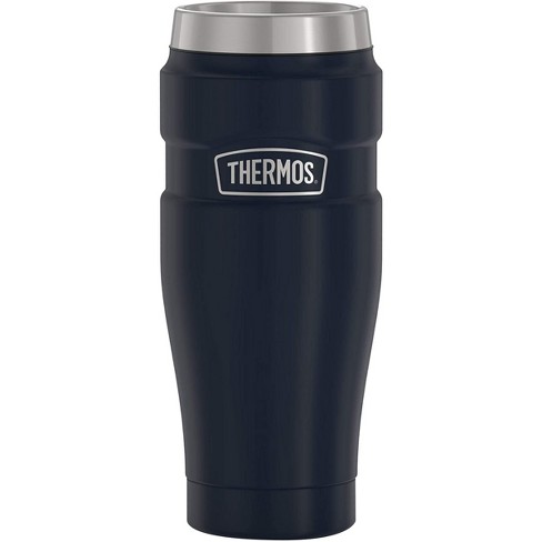  THERMOS Stainless King Vacuum-Insulated Travel Mug, 16 Ounce,  Midnight Blue : Home & Kitchen