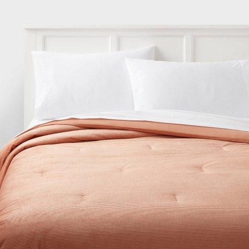 King Corduroy Plush Comforter Copper - Room Essentials™ : Target
