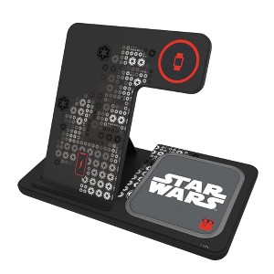 Keyscaper Star Wars Stormtrooper Quadratic 15-Watt 3 in 1 Charging Station - 1 of 4