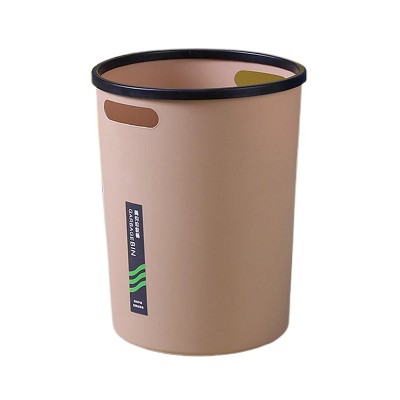 LunaLulinlk Pink kitchen trash can extra large trash can plastic round trash can