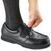 Collections Etc Classic Style Non Slip Men's Wide Comfort Shoes - 3 of 4
