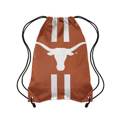 NCAA Texas Longhorns Striped Drawstring Bag