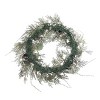 Transpac 24 in. Green Holiday Wintergreen Wreath - 3 of 4
