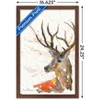 Trends International Emma Steel - Deer Framed Wall Poster Prints - 3 of 4