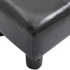 PAGED Rectangular Ottoman Small Foot Stool with Linen Fabric Upholstery, Plastic Legs for Living Room, Bedroom - 4 of 4