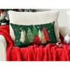 LISM 12 x 20 Inch Christmas Trees Pillowcases,Throw Pillow Cover Holiday Decoration 1 Pack - 3 of 4