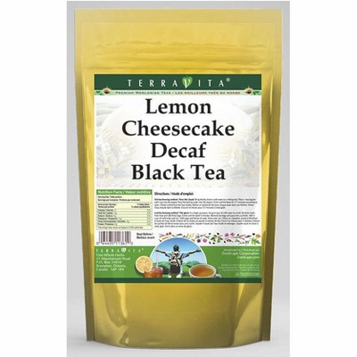 TerraVita Lemon Cheesecake Decaf Black Tea (25 tea bags, ZIN: 539372, 2-Pack)