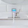 PAGED Modern Bathroom Faucets Single Handle Bathroom Sink Faucet Deck-Mounted Vanity Basin Faucet with LED Light - 4 of 4