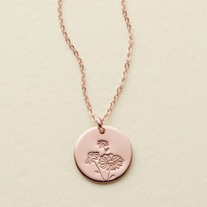 Made By Mary | April Birth Flower Necklace - 1 of 4