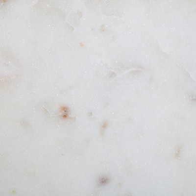 Kingston White Marble and Gold Metal Nesting Side Tables Set of 2