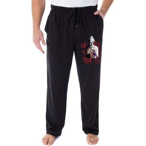 Dc Comics Men's The Joker Ha! Ha! Ha! Arkham Knight Loungewear Pajama Pants  (md) Black : Target