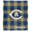 University Of California, Davis Campus Plaid Spirit Silky Touch Super Soft Throw Blanket 50x60 - 2 of 4