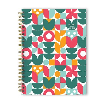 2021-22 Academic Planner 6" x 8" Scandinavian Daily/Weekly/Monthly - The Time Factory