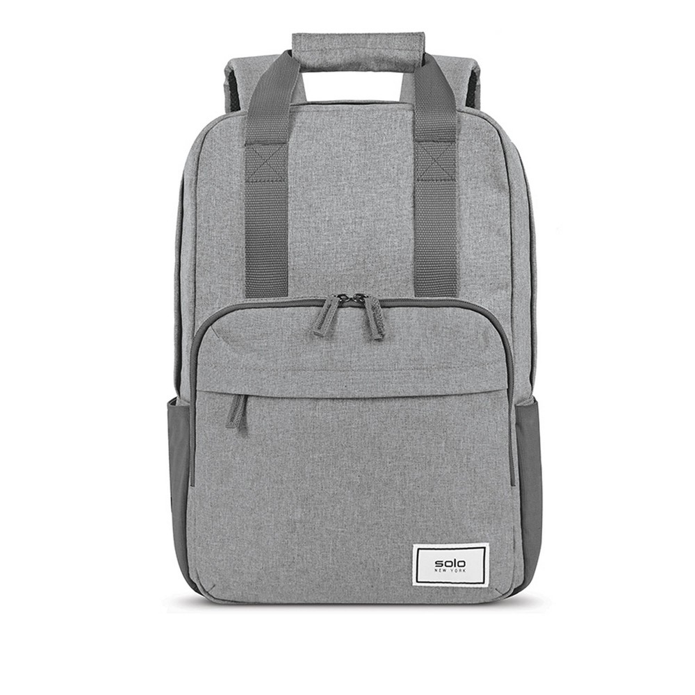 Photos - Backpack Solo New York Re:Claim Recycled Laptop 17"  - Gray green