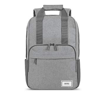 Solo New York Re:Claim Recycled Laptop 17" Backpack - Gray