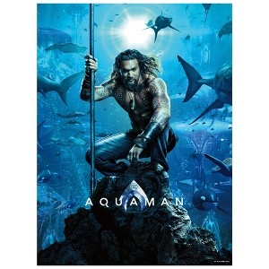 Aquaman Movie Poster 500 Piece Jigsaw Puzzle 16" x 21.5" - 1 of 4