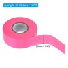 Unique Bargains PVC Non-Adhesive Flagging Tapes for Trail Outdoor 2 Pcs Pink 1-1/5" x 147 ft - 2 of 4