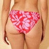 Women's Floral Print Low-Rise Cheeky Bikini Bottom - Shade & Shore™ Red - 2 of 4