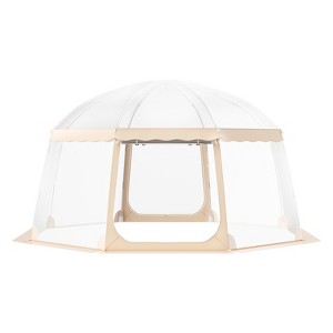 VEVOR Sports Tent, 12-15 People, Instant Pop-Up Tent Shelter Weatherproof Pod, Outdoor Bubble Clear View Tent, Climate Canopy Shelter for Soccer - 1 of 4