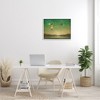 Stupell Industries Girl Following Bird Yellow Dress Vivid Green Landscape Black Framed Giclee Art - 2 of 4