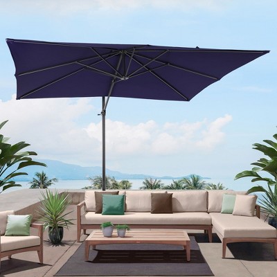 10X8FT Alunimun Patio Cantilever With Canopy