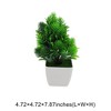 Unique Bargains Artificial Plants Square Pot Pine Tree Plastic 4.72"x4.72"x7.87" 1 Pcs - 3 of 4
