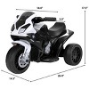 Infans Kids Ride On Motorcycle BMW Licensed 6V Electric 3 Wheels Bicycle w/ Music&Light - 2 of 4