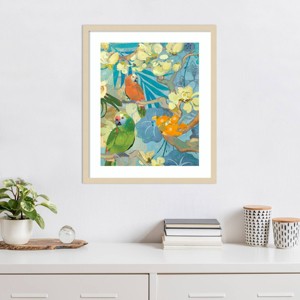 Amanti Art Jaguar Jungle I by Evelia Wood Framed Wall Art Print - 1 of 4