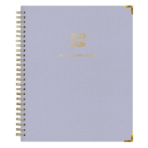 The Everygirl Weekly/Monthly Wirebound Planner 7x9 Hardcover Light Blue Bookcloth - 1 of 4