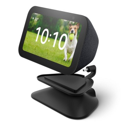 Echo Show 8 Adjustable Stand with USB-C Charging Port, Glacier White