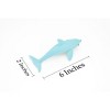 CWG | Dolphin, Blue Realistic Toy, Kids Educational Model, Hollow Rubber Replica   6"      CWG138 B211 - 2 of 4