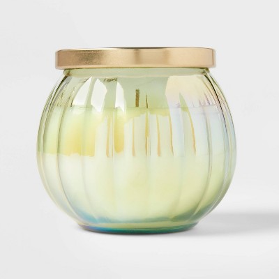 14oz Depression Lidded Glass/Metal Herb Garden Candle - Opalhouse™