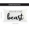 AuldHome Design 12x20 Throw Pillow Covers, Beauty and Beast Themed; Lumbar Style Pillow Covers (12 x 20 Inches) - 2 of 4