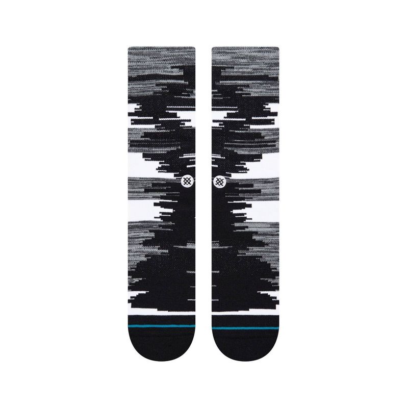 STANCE x WADE Seared Striped Crew Casual Socks - Black, 4 of 7
